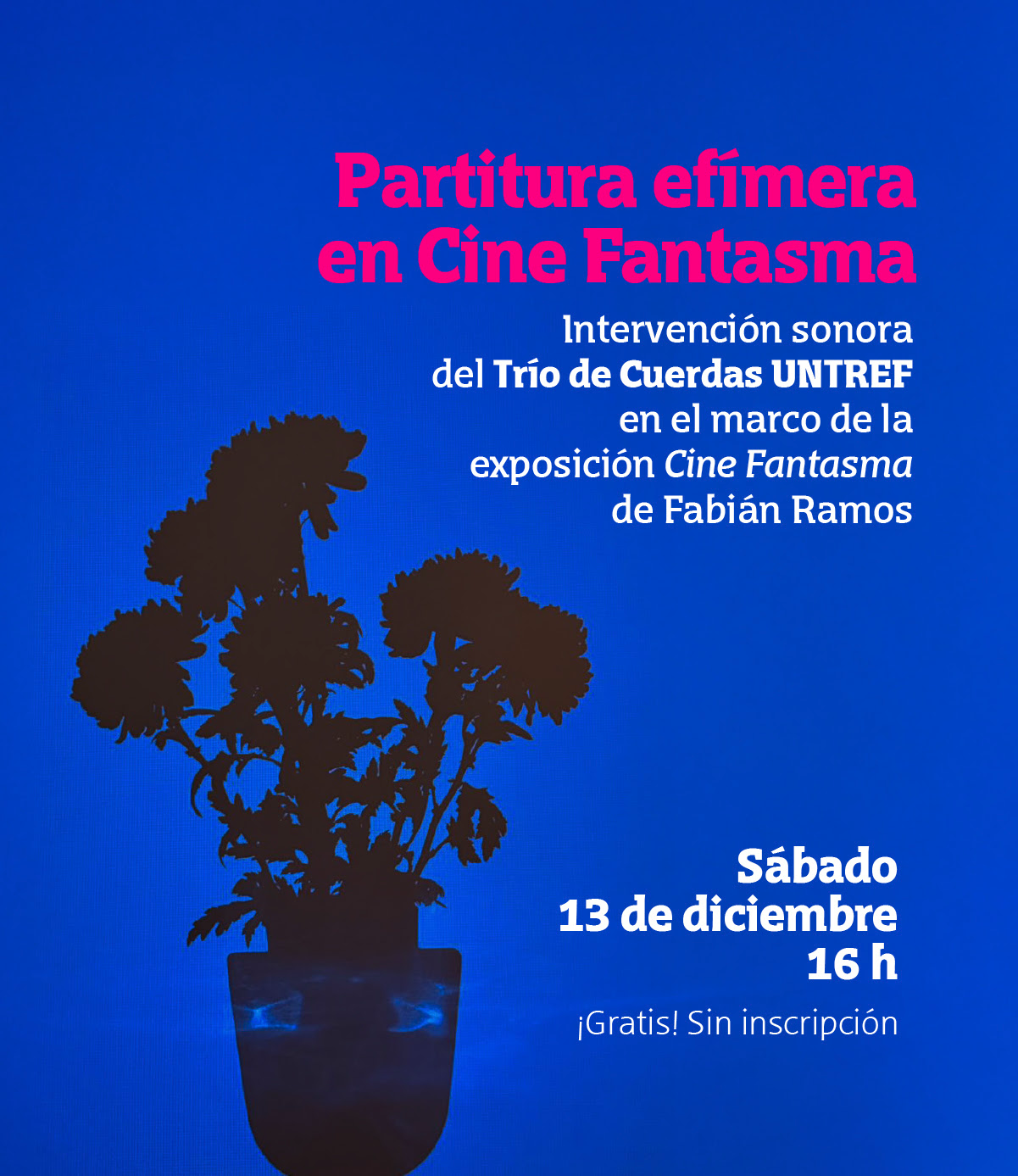 Partitura efímera en Cine Fantasma