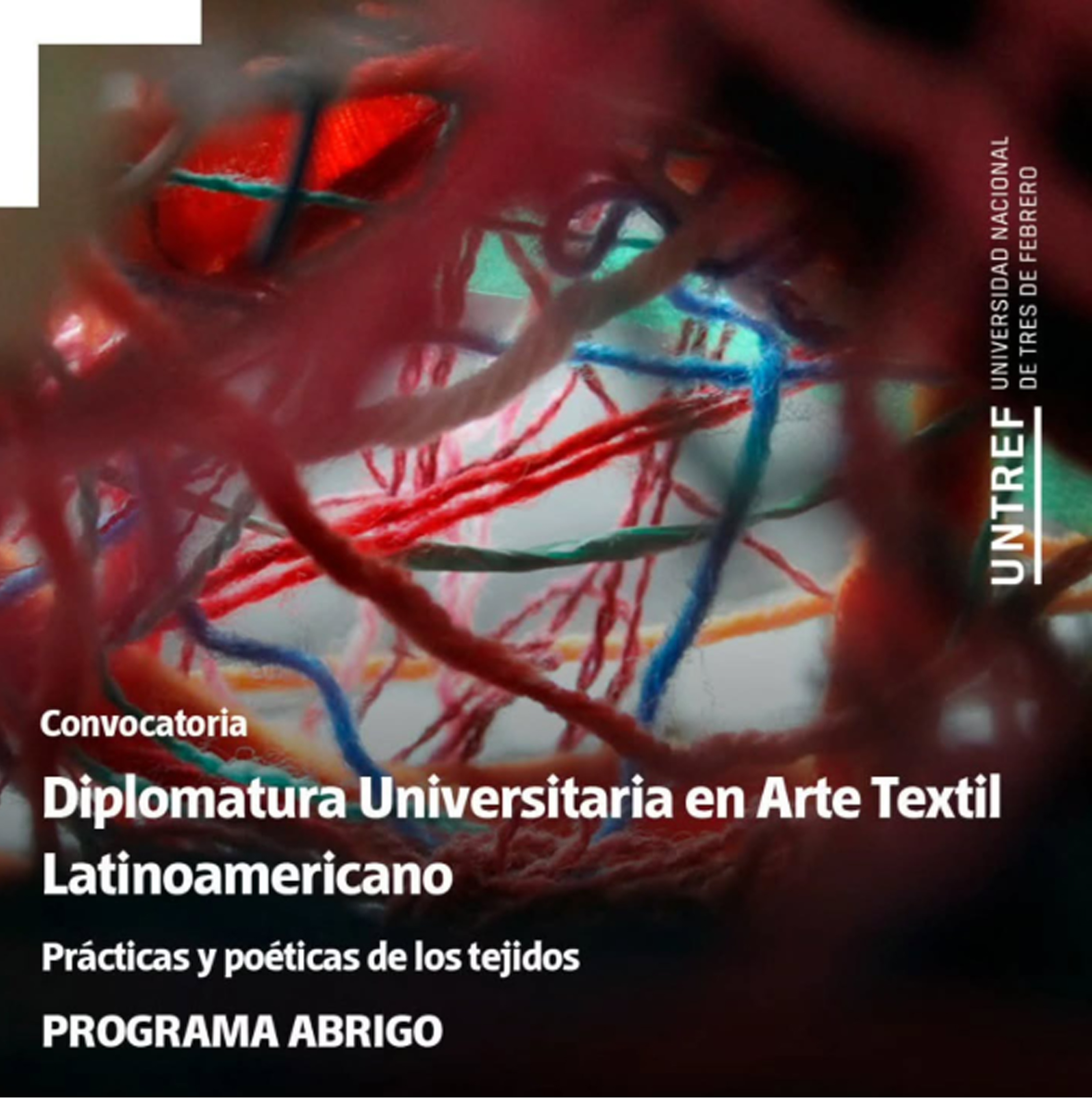 Nueva Diplomatura en Arte Textil Latinoamericano Prácticas y Poéticas de los Tejidos | PROGRAMA ABRIGO
